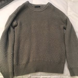 100% ACRYLIC SWEATER - grey SIZE SMALL